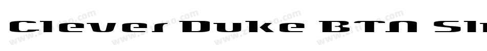Clever Duke BTN Slick字体转换